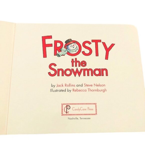 Vintage Frosty The Snowman Board Book 2006 - Picture 2 of 5